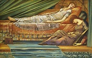 The Sleeping Princess Painting by Sir Edward Burne-Jones