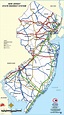 Large Detailed Roads And Highways Map Of New Jersey State With All Images