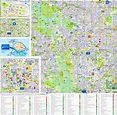 Touristischer stadtplan von Leipzig