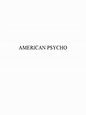 American Psycho | PDF