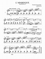 L'arabesque Friedrich Burgmuller Op. 100 No. 2 Sheet music for Piano ...