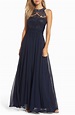 Eliza J Lace Bodice Gown | Nordstrom | Lace wedding dress vintage ...