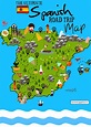 The Ultimate Map of 15 Beautiful Places You Have To See In Spain - Hand ...