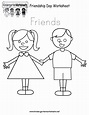 Free Printable Friendship Worksheets Pdf