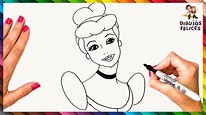 Cómo Dibujar A Cenicienta Paso A Paso 👸🏼🩰 Dibujos Para Niños - YouTube