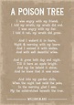 William Blake A Poison Tree Poem Art Print - Etsy