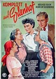 Filmplakat von "Drei Mädchen spinnen" ("Komplott auf Erlenhof", 1950 ...