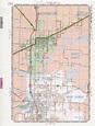 Map of Mount Vernon city, detailed map highways streets shopping centers