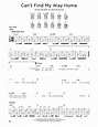 Can't Find My Way Home by Blind Faith - Guitar Lead Sheet - Guitar ...