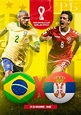 Fifa World Jogo Copa do Mundo Brasil x Sérvia Futebol Social Media PSD ...