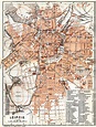 Old map of Leipzig in 1887. Buy vintage map replica poster print or ...