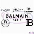 Balmain Paris Logo Bundle SVG Silhouette