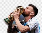 Messi, trofeo de la copa mundial de la fifa, png | PNGWing