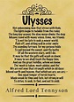 🏷️ Ulysses lord tennyson. Ulysses (poem). 2022-11-12