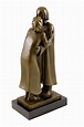 Moderne Bronze - Das Wiedersehen - 1930 signiert Ernst Barlach