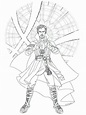 Printable Doctor Strange Coloring Pages