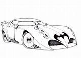 Livre de coloriage Batmobile - La voiture de Batman à imprimer et à ...