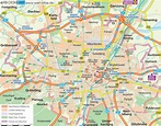Map of Munich (City in Germany, Bavaria) | Welt-Atlas.de