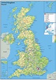 Mapa geográfico del Reino Unido (UK): topografía y características ...