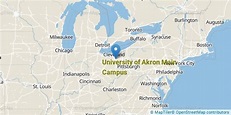 University of Akron Main Campus Overview