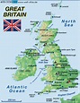 Map of Great Britain (United Kingdom) (Country) | Welt-Atlas.de | Map ...