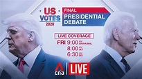 US election 2020: Final presidential debate between Trump and Biden ...