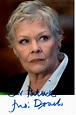Judi Dench Signed Autographed Photograph to Patrick - Etsy