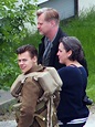 Harry Styles looks VERY handsome with shorter do and army gear in new ...