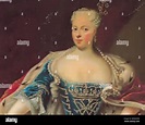 . English: Anna Sophie Reventlow as queen . 18th century ...
