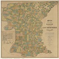 East Baton Rouge Parish Louisiana 1895 - Old Map Reprint - OLD MAPS