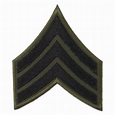 Rangabzeichen US Textil schwarz Sergeant kaufen bei ASMC