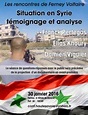 Conférence sur la Syrie à Ferney-Voltaire - Egalite et Réconciliation
