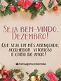 Bem-Vindo Dezembro – Mensagens de Bom Dia