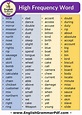 100 High Frequency Words List [Download PDF] - English Grammar Pdf
