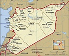 Map of Syria and geographical facts, Where Syria is on the world map - World atlas