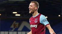 Tomas Soucek scores 1st EPL goal of 2021 as West Ham beats Everton ...