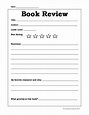 Book Review Template: Simple Book Review Template for Library, Classroom