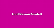 Lord Nassau Powlett - Spouse, Children, Birthday & More