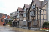 House where Shakespeare was born. Stratford-upon-Avon, 16th century ...