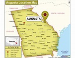 Buy Location Map of Augusta, Georgia