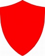 Red Shield2 Clip Art at Clker.com - vector clip art online, royalty ...