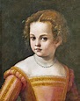 Putative posthumous portrait of Bia (Bianca) de Medici (ca 1550) at the ...
