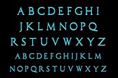 Modern Roman Alphabet Font A to Z 2964138 Vector Art at Vecteezy
