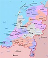 Large administrative map of Netherlands with major cities | Vidiani.com ...