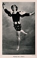 Vaslav Nijinsky, a ballet dancer, in a scene from Gìsèle'. Reproduction ...