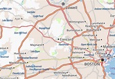 MICHELIN-Landkarte Concord - Stadtplan Concord - ViaMichelin