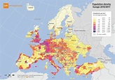 Population Density of Europe 2010/2011 [2480x1748] : MapPorn