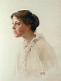 A self portrait of herself,the Grand Duchess Olga Alexandrovna Romanova ...