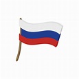 icono de la bandera de rusia, estilo de dibujos animados 14165689 ...