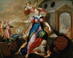 Die sieben Todsünden: Stolz. Um 1570-75 von Jacob de Backer